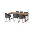 MÖRBYLÅNGA/TOSSBERG table and 6 chairs