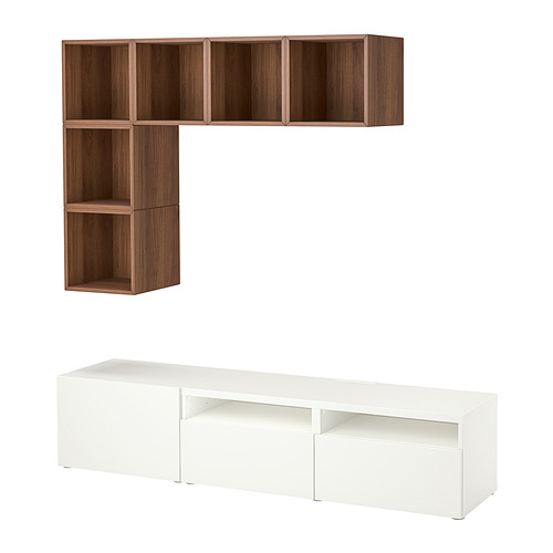 BESTÅ/EKET, cabinet combination for TV