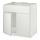 METOD, base cabinet f sink w 2 doors/front