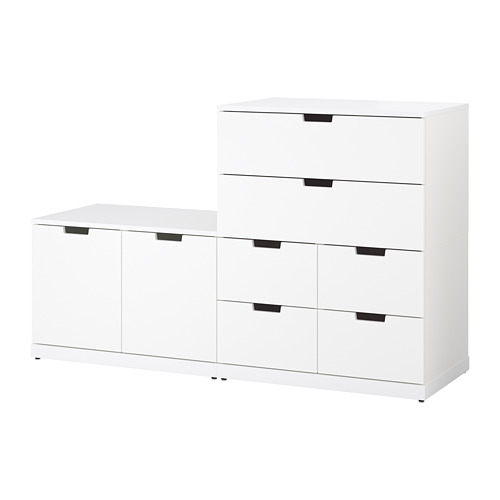 NORDLI, chest of 8 drawers