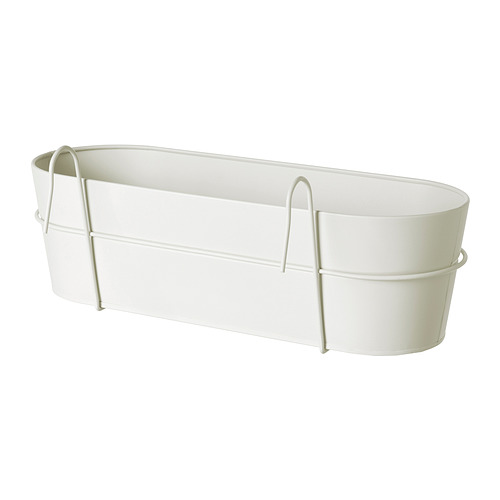 VITLÖK, flower box with holder