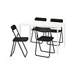 VIHALS table and 4 chairs