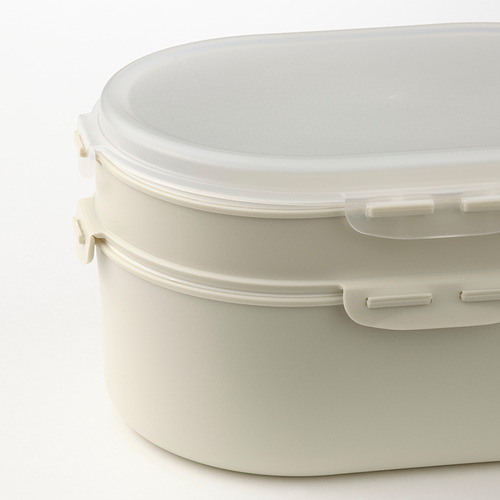 UTBJUDA, stackable lunch box for dry food