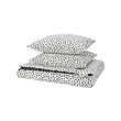 BJÖRKGRÅMAL duvet cover and 2 pillowcases