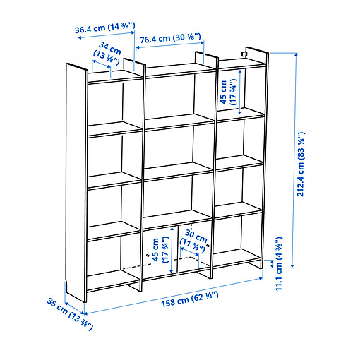 LÅDMAKARE storage combination w sliding doors
