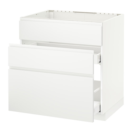 METOD/MAXIMERA base cab f sink+3 fronts/2 drawers