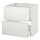 METOD/MAXIMERA, base cab f sink+2 fronts/2 drawers