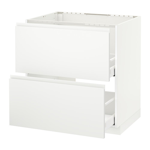 METOD/MAXIMERA base cab f sink+2 fronts/2 drawers