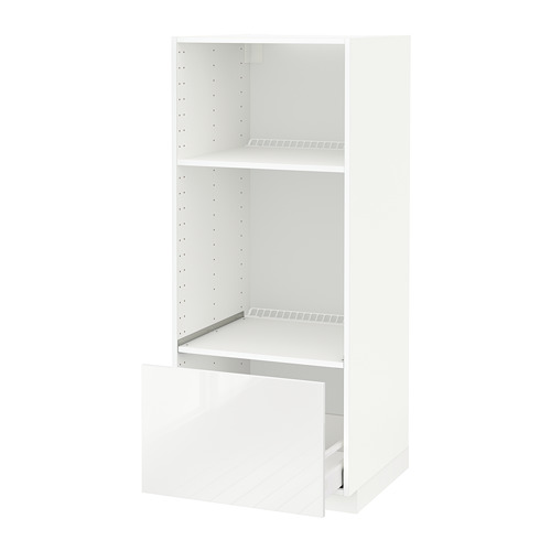 METOD/MAXIMERA high cab for oven/micro w drawer