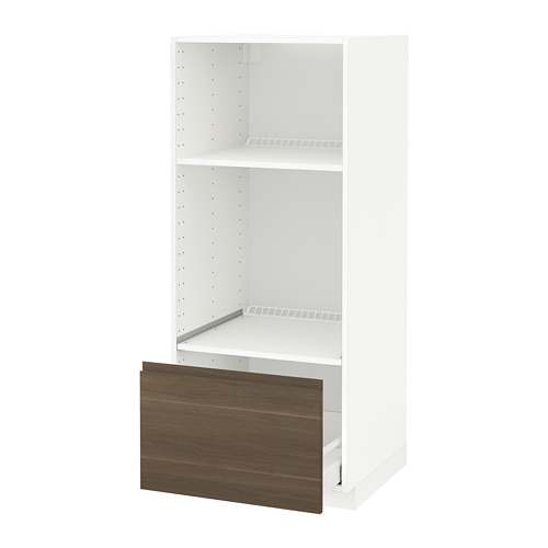 METOD/MAXIMERA high cab for oven/micro w drawer
