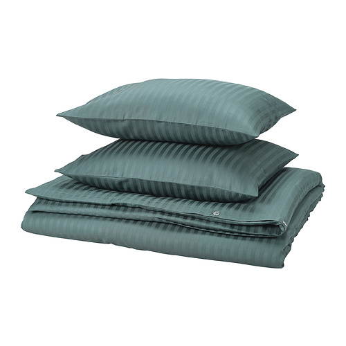 NATTJASMIN duvet cover and 2 pillowcases