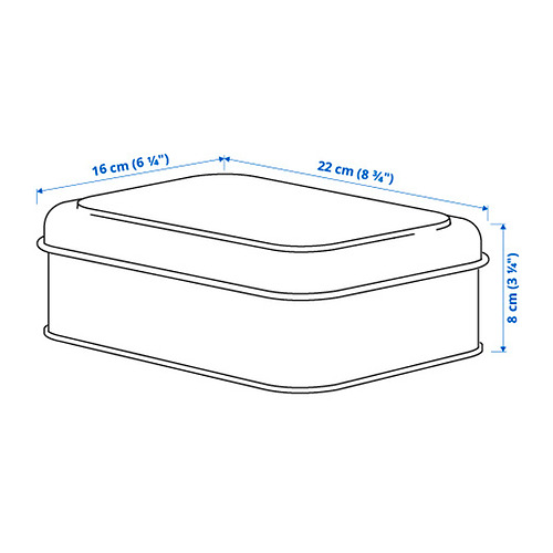 PLOGFÅRA storage box with lid