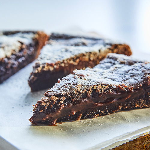 KAFFEREP, gooey chocolate cake