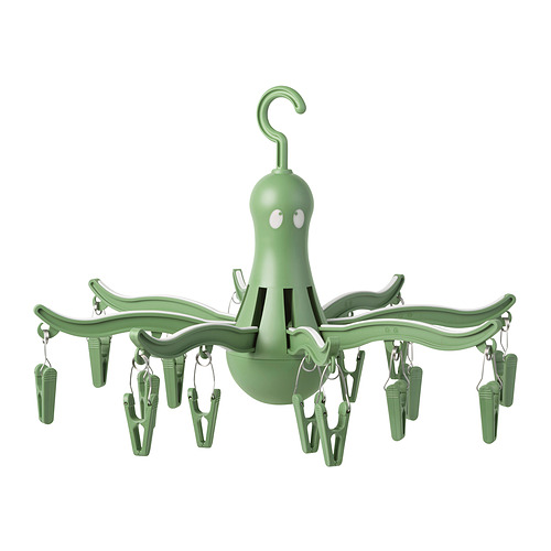 PRESSA þurrkhengi með sextán klemmum