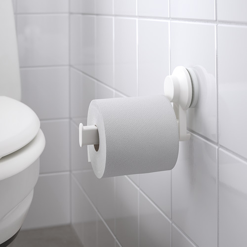 TISKEN, salernisrúlluhaldari með sogskál