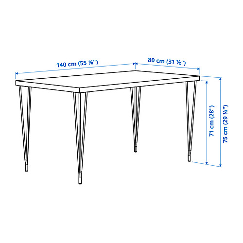 SKÅLSTA table and 4 chairs