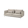 SÖDERHAMN 3-seat sofa-bed