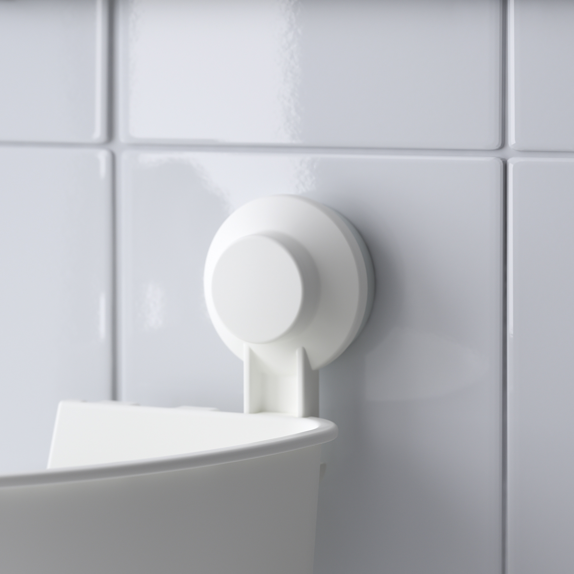 TISKEN hornhilla með sogskálum