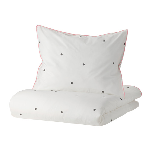 VÄNKRETS, duvet cover and pillowcase