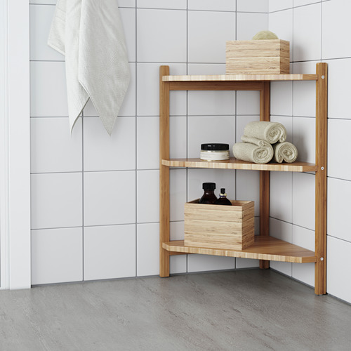 RÅGRUND, wash-basin/corner shelf