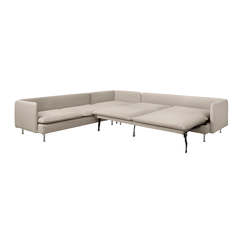 SÖDERHAMN, corner sofa-bed, 6-seat