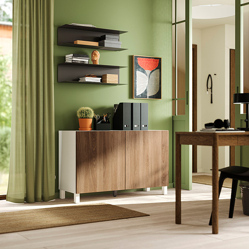 BESTÅ, hirsla með hurðum