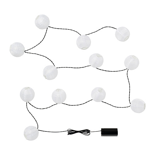 SOLVINDEN, LED ljósasería, 12 ljósa