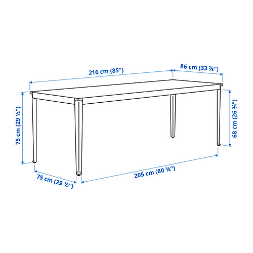 TEGELÖN table, outdoor