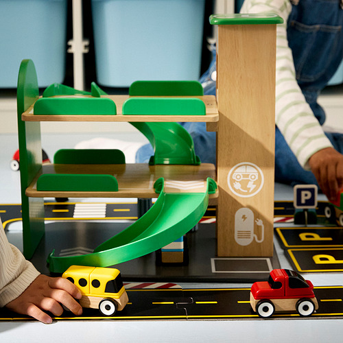 LILLABO, 4-piece vehicle set