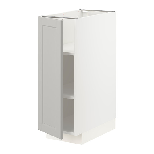 METOD base cabinet with shelves