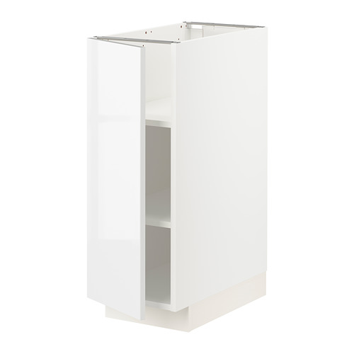 METOD base cabinet with shelves