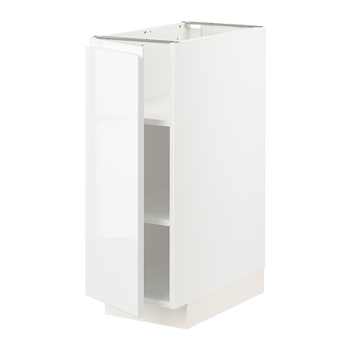 METOD base cabinet with shelves