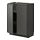METOD, base cabinet with shelves/2 doors