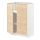 METOD, base cabinet with shelves/2 doors