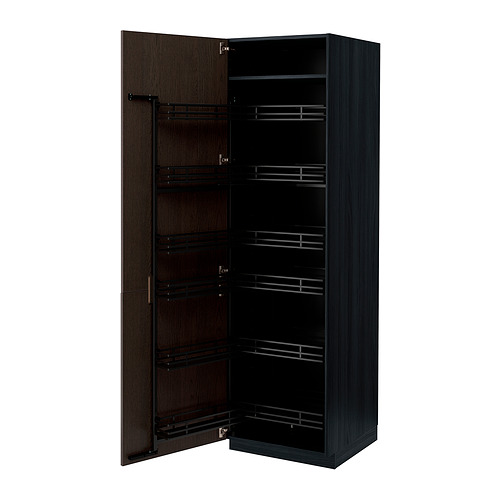 METOD high cabinet with pull-out larder