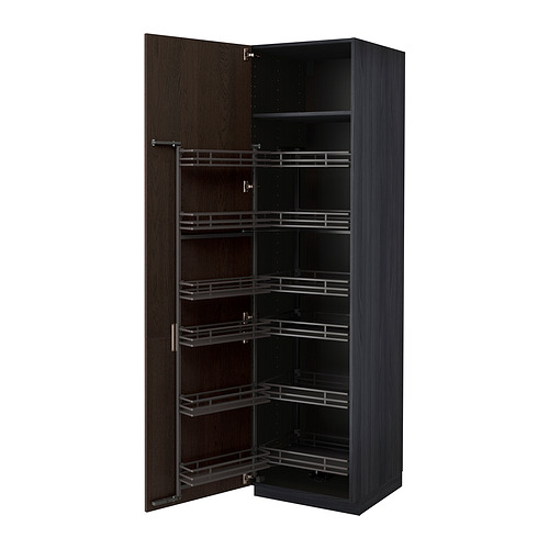 METOD high cabinet with pull-out larder