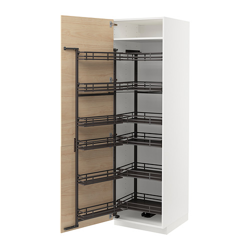 METOD high cabinet with pull-out larder