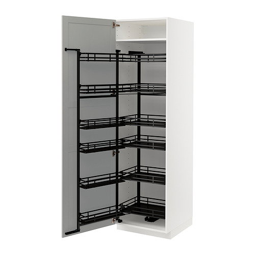 METOD high cabinet with pull-out larder
