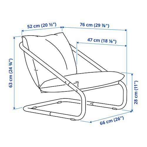 ÖNNESTAD armchair frame