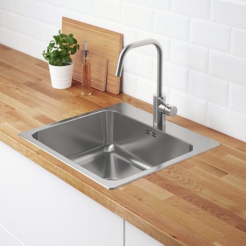 LÅNGUDDEN, inset sink, 1 bowl