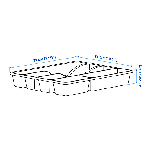 SMÄCKER cutlery tray