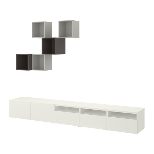 BESTÅ/EKET, cabinet combination for TV