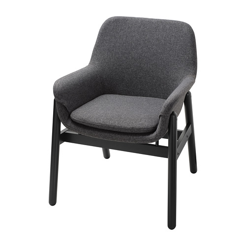 VEDBO, stóll með örmum