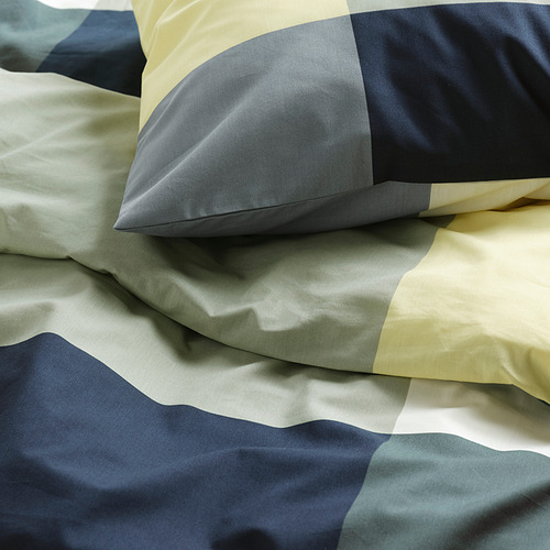 BRUNKRISSLA, duvet cover and pillowcase