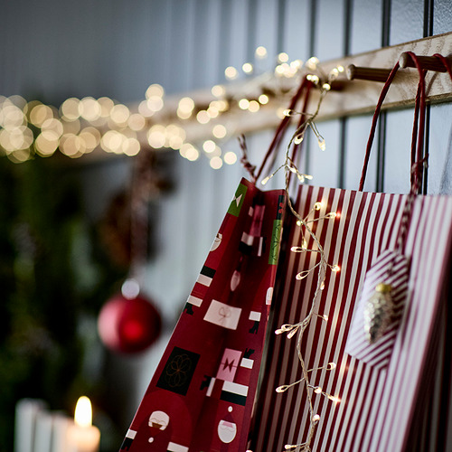 STRÅLA, LED lighting chain with 160 lights