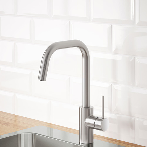 ÄLMAREN, kitchen mixer tap w pull-out spout