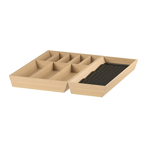 UPPDATERA, cutlery tray/tray with spice rack