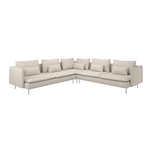 SÖDERHAMN, corner sofa, 6-seat