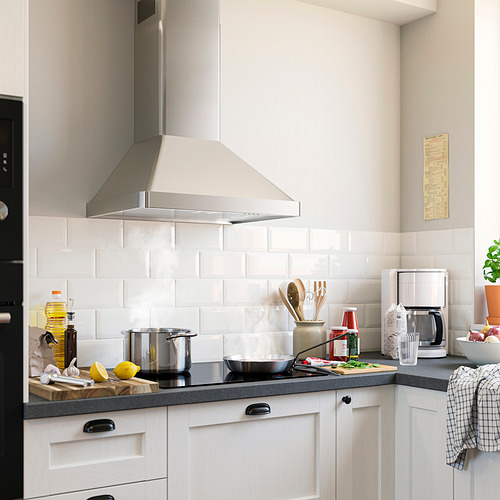 NILSBYN, wall mounted extractor hood