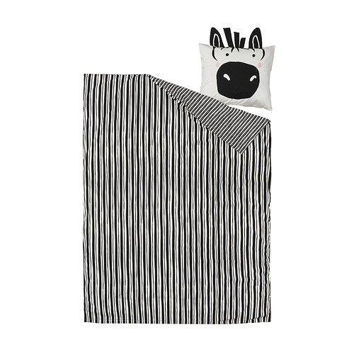 NATTHÄGER, duvet cover and pillowcase